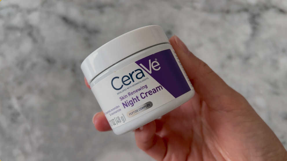 cerave skin renewing night cream best for dry skin