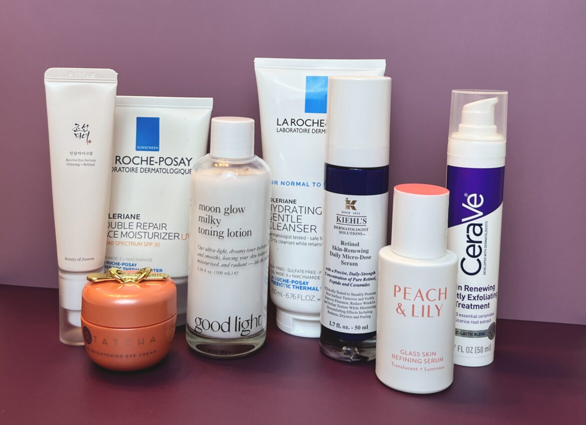 night skin care routine products